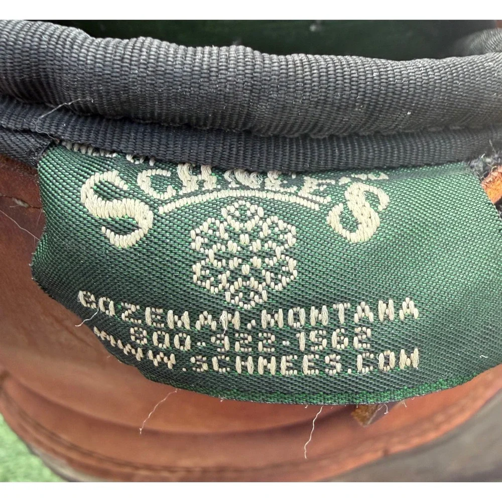 Schnee's Bozeman Montana II‎ ADV Duck Boots Brown Leather Insulated men's 8